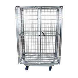 Nestbare veiligheidsrolcontainer nestainer® met dubbele openslaande deur