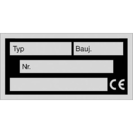 typeplaatje SafetyMarking®