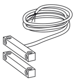 bedraad reedcontact GfS, voor dagalarm