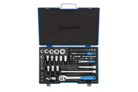 19 V20 U-10 Dopsleutelset 1/4"+1/2" 50-delig 4-30 mm