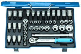 GEDORE ITX 19 INU-20 dopsleutelset 1/2" 42 stuks