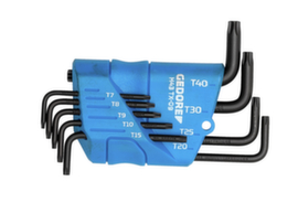 H 43 TX-09 Inbussleutelset in houder 9-delig TX T7-T40