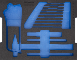 GEDORE EI-1100 CT2-BASIC schuimmodule 2/2 L-BOXX 136 leeg