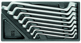 1500 ES-2 Dubbele ringsleutelset in 1/3 ES-module