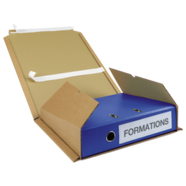 Verzenddoos met plakstrip, enkelvoudige golf, 290 x 320 x 40 mm