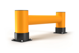 a.m.p.e.r.e. aanrijdbeveiligingsplank voor stelling Rack Mammut®