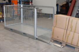 Bauer materiaal-transportpallet