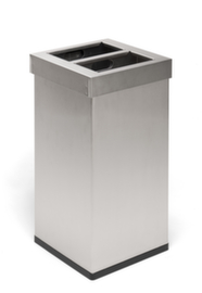 Afvalverzamelaar Carro Mix met 2 binnenbakken van aluminium