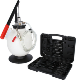 KS Tools Universal gear oil filling system set with 23-piece adapter set