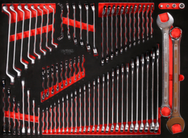 KS Tools Spanners set in foam insert