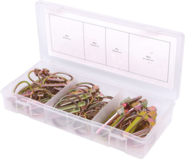 KS Tools assortment of hinged cotter pins