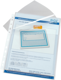 EICHNER Zichthoes met praktische magneetstrook, transparant, DIN A4