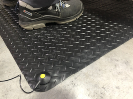 Set ESD-antivermoeidheidsmatten DUPLEX PRO van PVC