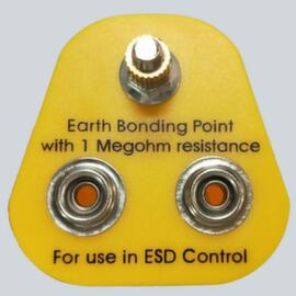 ESD aardingsstekker voor antivermoeidheidsmat, geel