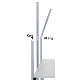 Opbouwstijl lang set voor schuine montage System Flex