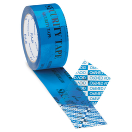 Bedrukte hoogresistente security tape blauw Raja