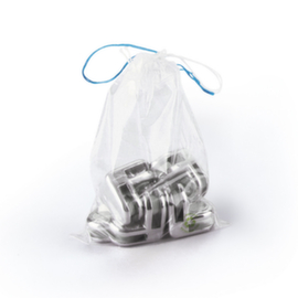 Plastic zakje met trekkoordjes 50% gerecycled - 30x45cm