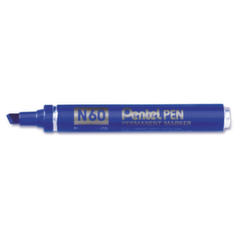 Permanente marker met schuine punt Pentel blauw