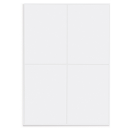 Ondoorzichtige maskeerlabels 105x148,5 mm