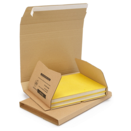 Postverpakking met zelfklevende sluiting bruin Raja 43 x 31 cm