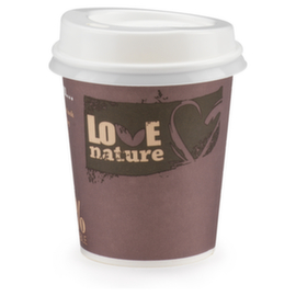 Deksel in CPLA voor kartonnen beker SB09