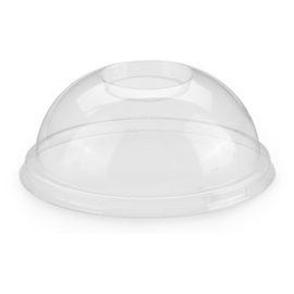 Deksel in duurzaam PLA diameter 95 mm voor hoge drinkbeker