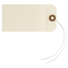 Amerikaanse standaardetiketten met metaaldraad 64x26mm