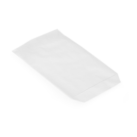 Witte platte papieren zak  23 x 29  cm