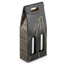 Flesverpakking met lakpapier Classic voor 2 flessen