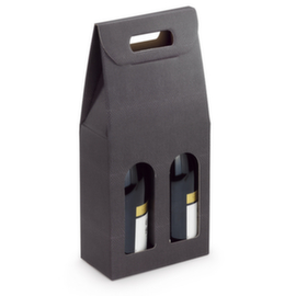 Flesverpakking met lederprint Croco 18 x 9 x 38,5 cm