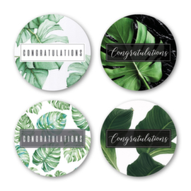 Sluitsticker - Congratulations