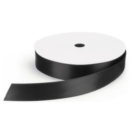 Satijnen cadeaulint zwart