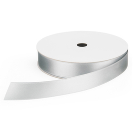 Satijnen cadeaulint parelgrijs