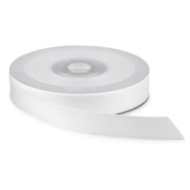 Geribbeld cadeaulint wit