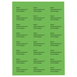 Groene etiketten voor kopieerapparaten en printers 70x37mm