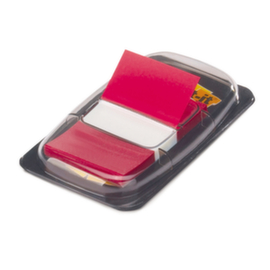 Soepele zelfklevende indextabs Post-it rood 25 mm breed