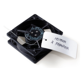 Wit industrieel HDPE-etiket 120x70mm