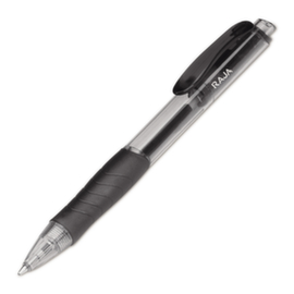 Transparante balpen Raja zwart
