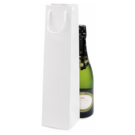 Witte lakpapieren draagtas voor flessen