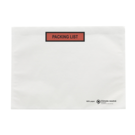 paklijstenveloppen van papier