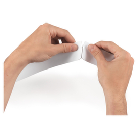 Magnetische etiketten - voorgesneden etiketten op rol 100x30 mm