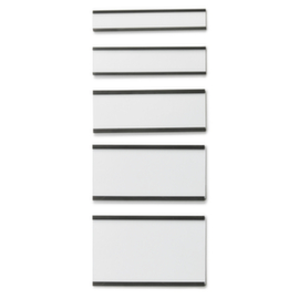 Magnetische korte etikethouders 20x80 mm