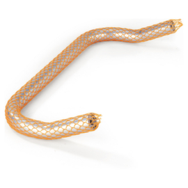 Oranje plastic buisnet gerecycled Ø van 10 tot 20 mm