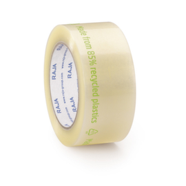PET-tape 85% gerecycled transparant 48 mm x 132 mm