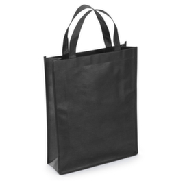 Zwarte draagtas uit polypropyleen 31x10x41 cm