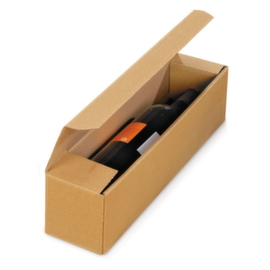 Bruine flesverpakking voor 1 fles