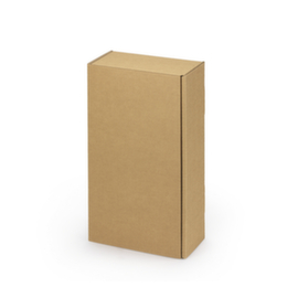 Bruine flesverpakking voor 2 flessen