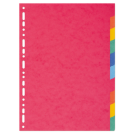 Tabbladen neutraal van karton 22,5 cm voor A4-documenten