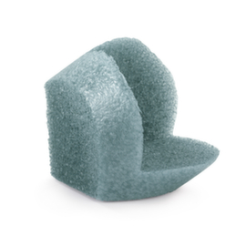 Polyethyleen hoekbeschermers 100% gerecycled Ø75x12 mm