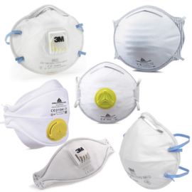 Plooibaar stofmasker FFP2 met ventiel Delta Plus